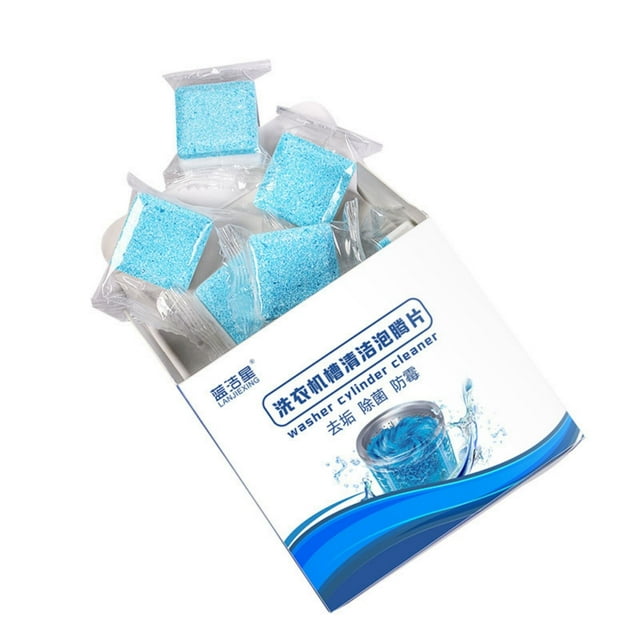 Pastillas efervescentes para el depósito de la lavadora, limpiador de tambor, pulsador, pastillas efervescentes sólidas para lavadora