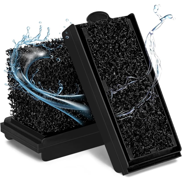 Aquarium Power Filter with Surface Skimmer Lychee External Hang On Back Fish Tank Filter for Gallon GPH Quiet Adjustable Water Flow Layer Filtration Pump Waterfall for Incr