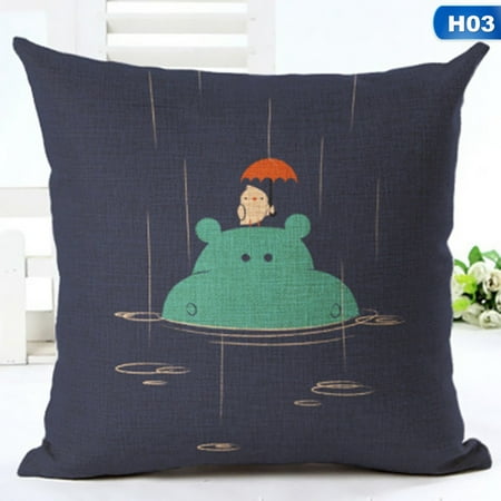 Sofa Trends 2015 KABOER New Style Sea Animals Cotton Linen Pillow Case Sofa Cushion Cover Fashion Home Decor Trend ()