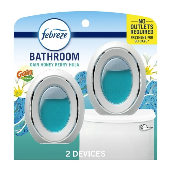 Febreze BATH Air Freshener Gain Honey Berry Hula, 2 count