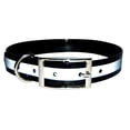 thumbnail image 2 of Downtown Pet Supply Dog Collars for Small Dogs Reflective Dog Collar Black, S, 2 of 3