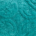 thumbnail image 5 of Nassau Collection 24" Aqua Rectangular Quilted Throw Pillow, 5 of 7