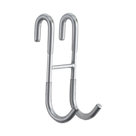 

Fdelink 1X Hook Shower Door Hooks Extended Double Towel Hooks Over Door Hooks for Bathroom Frameless Glass Shower Door Stainless Steel Bathroom Hanger Robe Loofah Shower Squeegee Hook Si