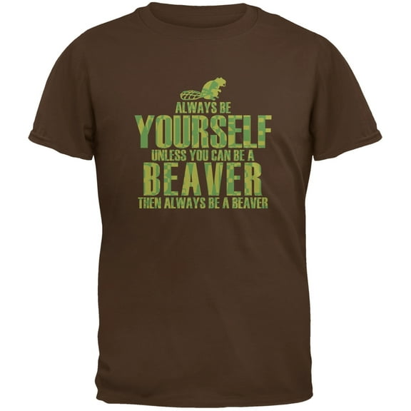 Always Be Yourself Beaver Brown Youth T-Shirt