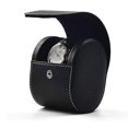thumbnail image 2 of (negro) Estuche de almacenamiento de relojes premium con broches Estuche de viaje portátil para llevar Estuche para un solo reloj Estuche para relojes Bolsa de almacenamiento negra, 2 of 5