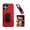 Red, variant on For T-Mobile REVVL 7 5G Case, Dual Layer Shockproof 360-Degree Rotating Belt Clip Case Cover with Kickstand (Black)