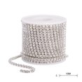 thumbnail image 2 of Miangastore 10M Crystal Rhinestone Close Chain Clear Triming Claw Chain for Jewellery Sewing Craft DIY (4.0MM), 2 of 7