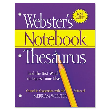 UPC 091141005733 product image for Notebook Thesaurus, Three-Hole Punched, Paperback, 80 Pages | upcitemdb.com