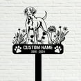 thumbnail image 4 of Handmadetneonsign Weimaraner Dog Memorial Metal With Stake, Dog Stake Metal Name Sign Stake, Garden Metal Stake Decor 58891, 4 of 4