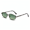 green, variant on European American new personalized small frame polarized sunglasses punk sunglasses women's high-end street photography trend outdoor metal frame