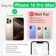 thumbnail image 3 of Funda de piel magnética compatible con iPhone 16 Pro Max, 3 of 9