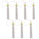 thumbnail image 1 of Fiudx Borla de Graduación 2021, Poliéster Negro, Colgante Dorado 2021, Elegante Adorno para Birrete, Ideal para Ceremonias de Graduación, Compañeros de Clase y Familia. Juego de 7 Unidades, 40 Cm de, 1 of 2
