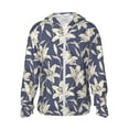 thumbnail image 1 of Fotbe Lilies Flowers Chaqueta con Protección Solar UPF 50+ para Hombre y Mujer, Camisa con Capucha y Bolsillos-Medium, 1 of 7