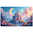 thumbnail image 4 of LUUFILx Fairy Tale Castle Backdrop Decor Photography Props Scenic Backdrop Background Photo Booth Party Supplies Enchanted Party Birthday Decorations Banner, 4 of 8
