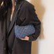 thumbnail image 4 of Bolso de hombro de mezclilla Y2K para mujer Bolso bandolera de moda para axilas (azul oscuro), 4 of 9