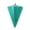 Teal, variant on Vickerman 6" Matte Teal Cone Ornament, 3 per bag.