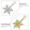thumbnail image 6 of Gymnture christmas 2PCS Christmas Snow Tree Topper Xmas Tree Toppers for Tree, 6 of 11