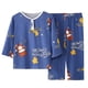 thumbnail image 2 of Conjuntos de blusas y camisas de cuello redondo y manga corta para niños de verano, ropa de casa estampada de manga corta para niños y niñas., 2 of 5