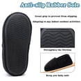 thumbnail image 4 of NCCB Kids Boys Slippers Comfy Indoor Outdoor Slippers for little big kids Black size 9-10, 4 of 6