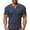 Navy, variant on TKYCMSUAKI Mens Quarter-Zip Shirts V Neck Short Sleeve Golf Shirt Casual Slim Fit Athletic T-Shirts Summer Workout Muscle Tee