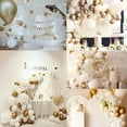 thumbnail image 5 of Yansion White Balloons Arch Kit, 84pcs White and Gold Balloons, White Balloons, Metallic Balloons, Latex Balloons, Wedding Decorations, Party Decorations, 5 of 13
