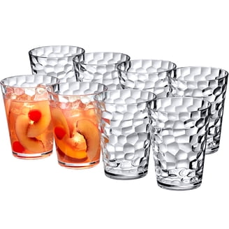 Libbey Preston 16-Piece Tumbler and Rocks Glass Set, Dishwasher