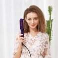 thumbnail image 2 of DSHOW - Crimpadora de pelo para cabello con placas de cerámica de titanio, herramientas de peinado para mujeres y niñas (morado), 2 of 5