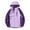 Purple, variant on Pisexur Lightweight Rain Jacket for Women Color Block Raincoat Rain Coat Windbreaker Rain Jackets Waterproof with Hood L-5XL