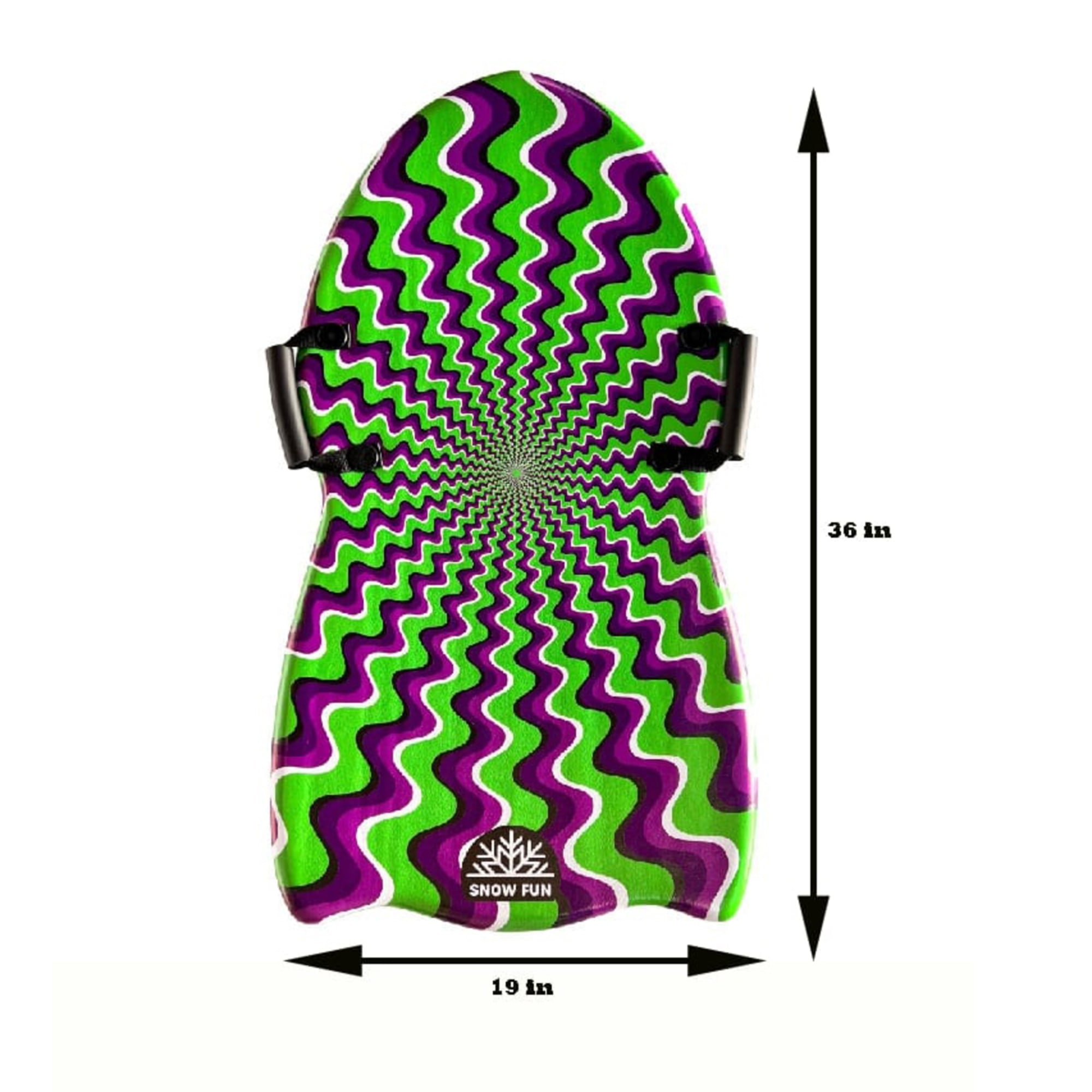Snowfun 36" Foam Snow Sled for Kids & Adult Ages 5+