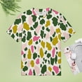 thumbnail image 4 of Leopard Print Pattern T Shirts Basic T-Shirt Short Sleeve Ladies Tee Shirt Summer Graphic Clothing, 4 of 6