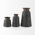 thumbnail image 2 of Mercana Sefina II Medium Brown/Black Patterned Ceramic Vase, 2 of 7
