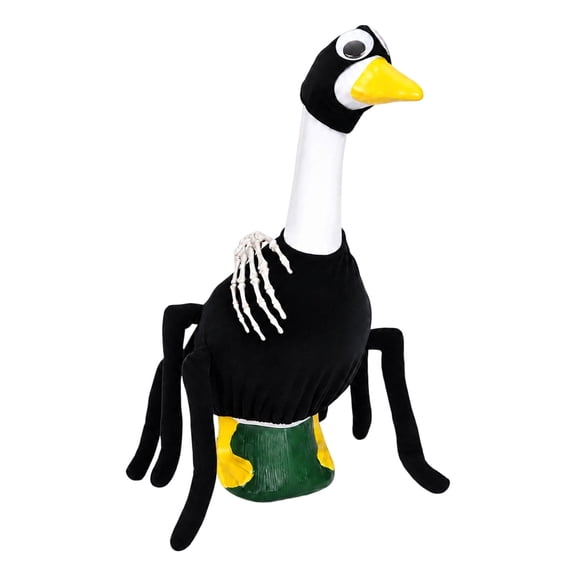 Miguan Halloween Spider Goose Porch Outfit 23" Lawn Spider Bat Geese Costume, Duck Clothes for Outdoor Patio Yard Lawn Art Decoration