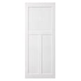 thumbnail image 6 of 32" x 84" T-Style Barn Door with Pull Handle, 6.6FT Real Primed Door Slab with Adjustable Floor Guider and Sliding Hardware Kit, Modern Interior Barn Door for Kitchen, Bathroom and Corridor, White, 6 of 9
