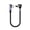 0.5m, variant on Tibvox 66W Fast Charging Data Cable 90 Degree Bend Cellphone Cable USB to Type C Short