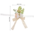 thumbnail image 2 of UPOUART 4Ud Flor Artificial Para Estilo Ideal Para Bodas Prom Y Celebraciones, 2 of 8