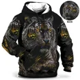thumbnail image 3 of Sudadera con capucha para hombre, con estampado de tigre en 3D, holgada, de diseñador, para primavera y otoño, de manga larga, talla 4XL, ropa Harajuku Y2k de gran tamaño, 3 of 5