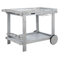 thumbnail image 3 of SAFAVIEH Outdoor Collection Orland Tea Trolley Grey, 3 of 13