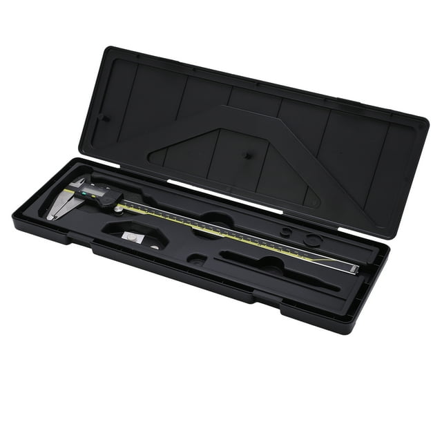 Digital Caliper, Steel Vernier Caliper Button Battery For Device Installation For Industrial Engineering For Construction Works For Woodworking