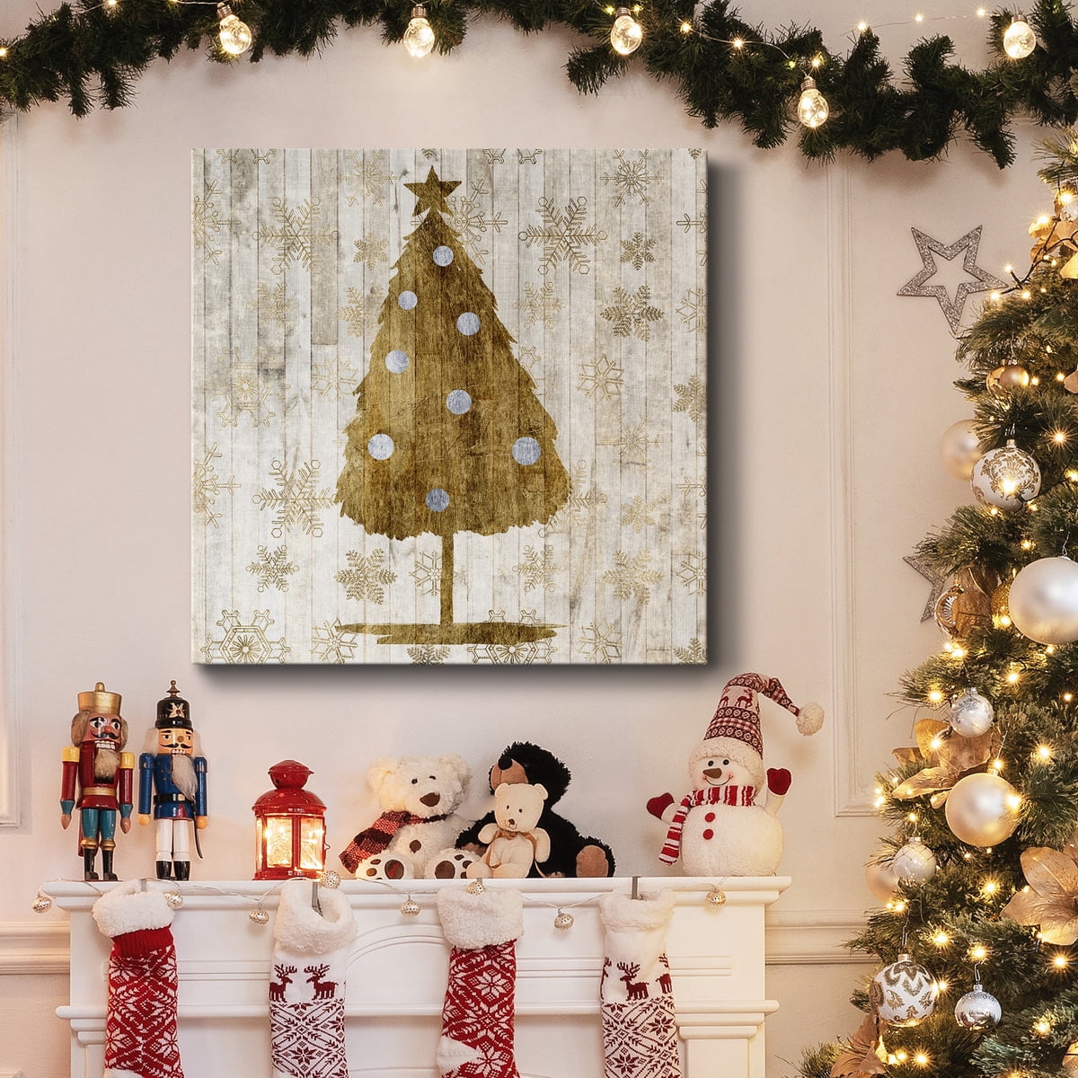Merry Quackmas Collection C - Premium Gallery Wrapped Canvas - Ready to Hang