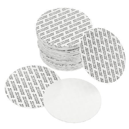 Uxcell 67mm PS Foam Resistant Tamper Pressure Sensitive Seal White 100 Pack