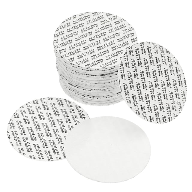 Unique Bargains 67mm PS Résistant à la Mousse Inviolable Joint Sensible à la Pression Blanc 150 Pack
