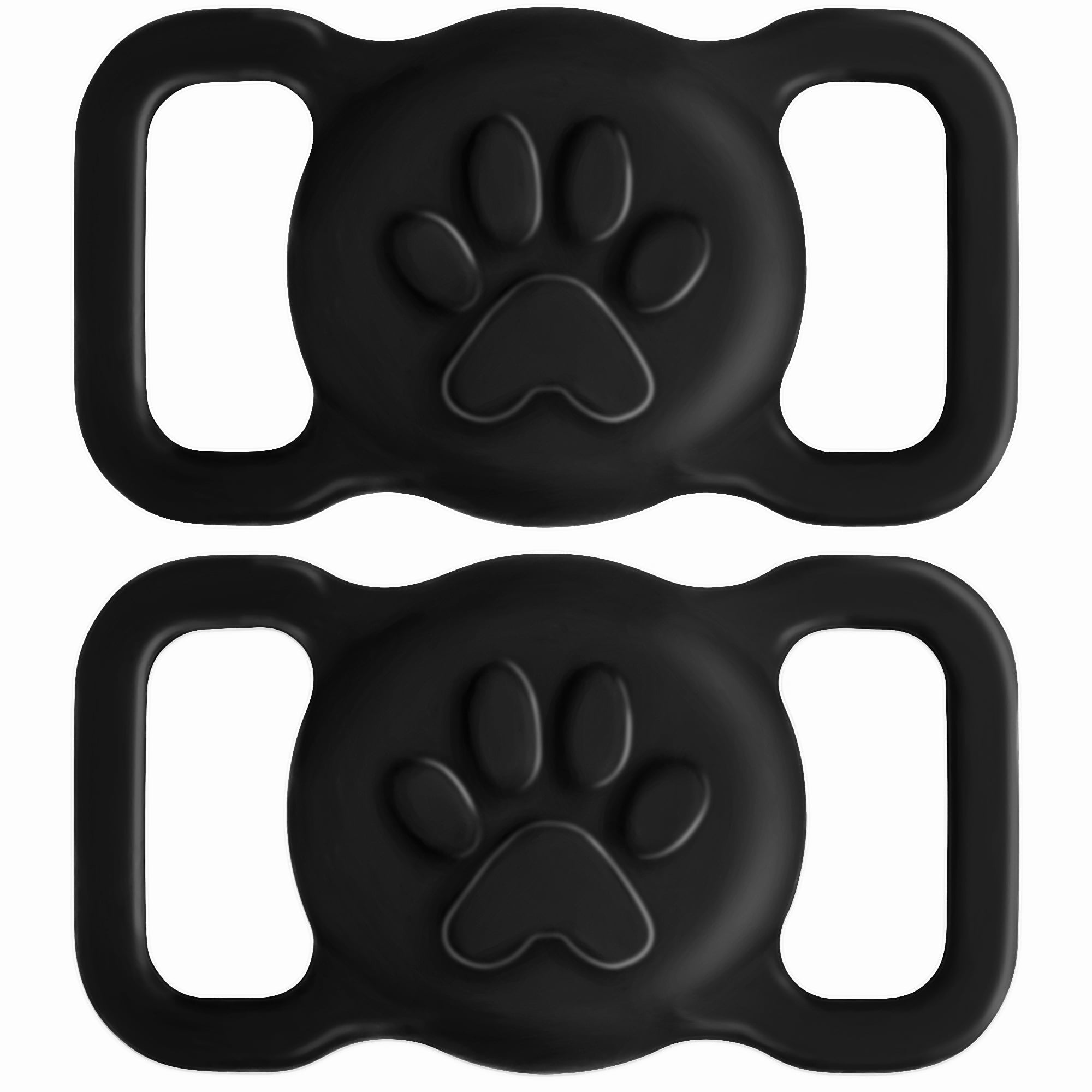 Taglory Airtag Dog Collar Holder, 2 Pcs Silicone Waterproof Air Tag