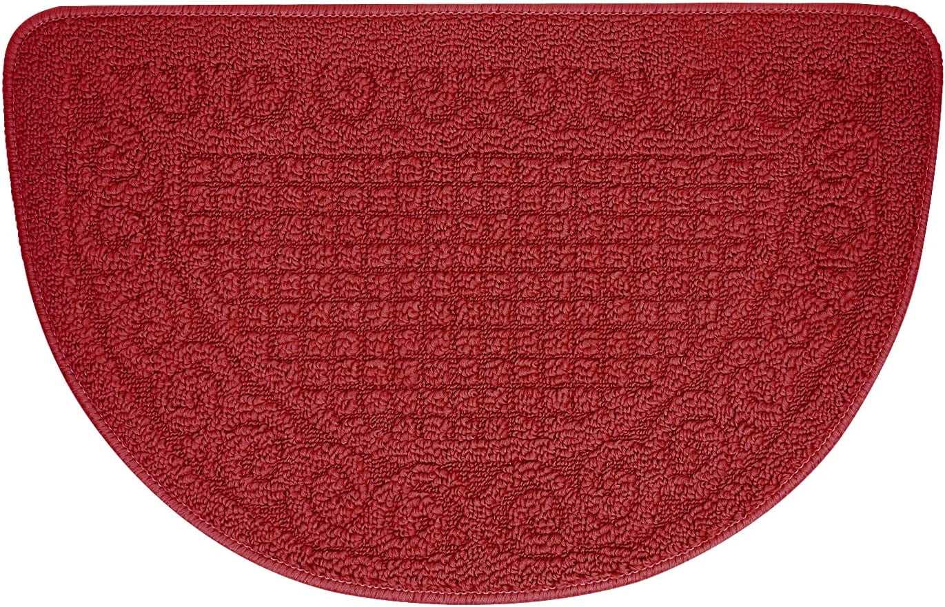 Polypropylene Half Round Pure Color Doormat Non Slip Semicircle Door