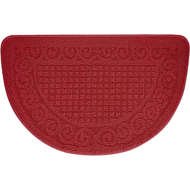 Polypropylene Half Round Pure Color Doormat Non Slip Semicircle Door