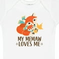 thumbnail image 4 of Inktastic Memaw Loves Me Fox Grandchild Boys or Girls Baby Bodysuit, 4 of 5