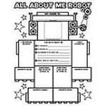thumbnail image 2 of All-About-Me Robot Graphic Organizer Posters, 2 of 2