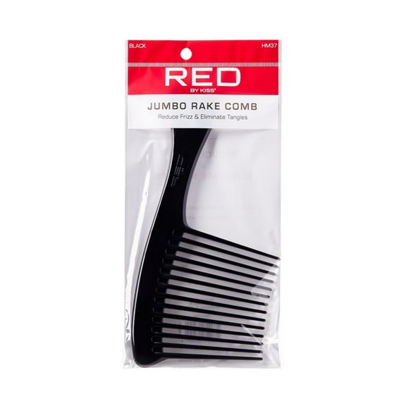 KISS - RED PROFESSIONAL JUMBO RAKE COMB