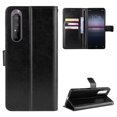 thumbnail image 5 of Funda tipo libro para Sony Xperia 1 II, cartera todo‑en‑uno, funda multifuncional con tarjetero y correa de muñeca desmontable, 5 of 5