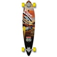 thumbnail image 1 of Yocaher Graphique (Dîner) Pintail Complet Planches à Roulettes Longboard avec Black Widow Premium Ruban d'Adhérence 80A Aluminium Camion ABEC9 Roulement 70mm Roues de Planche à Roulettes, 1 of 4