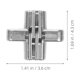 thumbnail image 2 of unbranded 2Ud Bisagras Para Puertas Y Gabinetes En Aleación De Zinc Plateada Funcionales Y De, 2 of 5